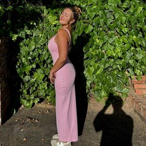 Pink Fabletics Maxi Dress